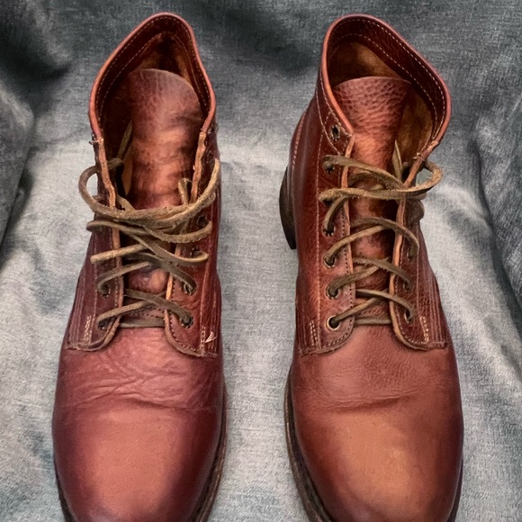 Frye Brown Leather Heritage Boots - Picture 6 of 9